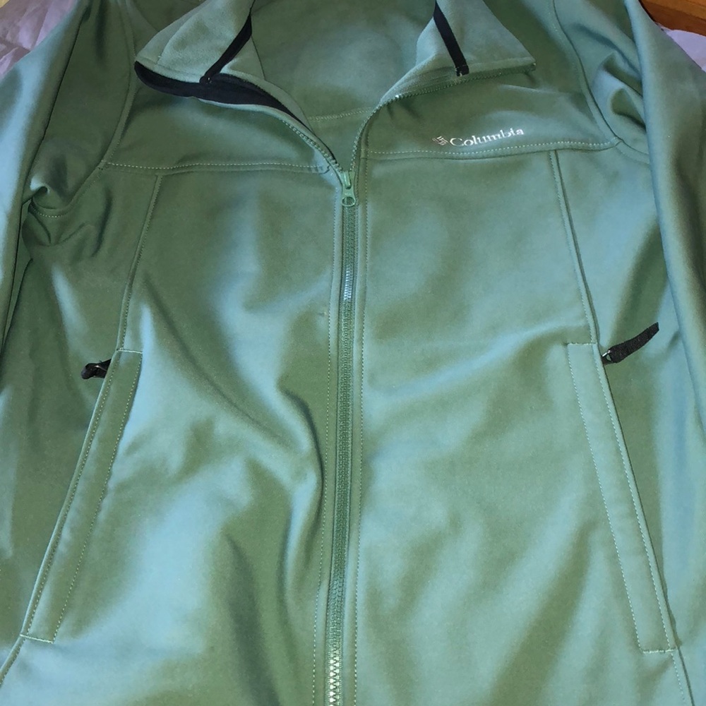 green Columbia jacket